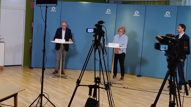 Pressinbjudan: Digital pressträff om aktuellt covid-19-läge i Skåne