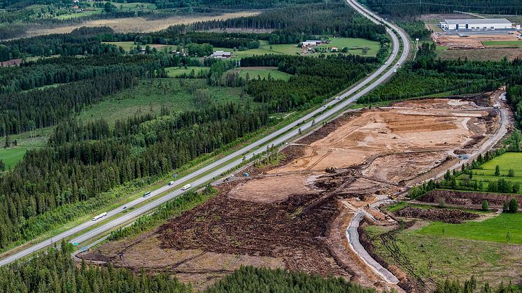 Logistikområdet södra Stigamo, en del av Logpoint South Sweden