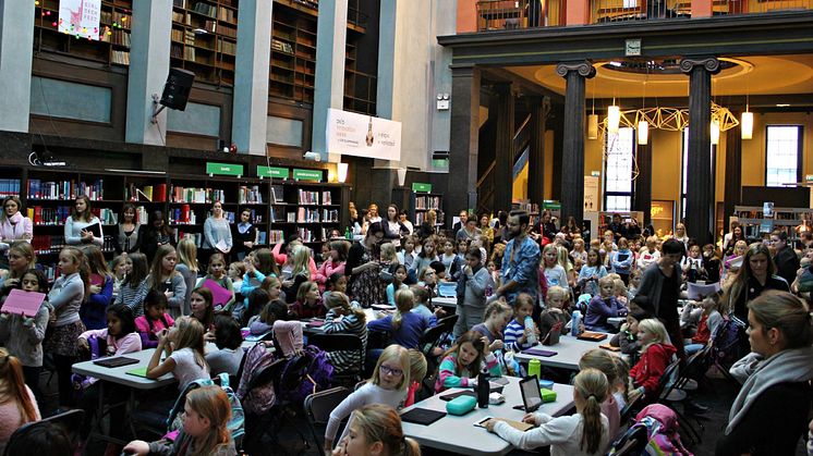 Fra GirlTechFest på Hovedbiblioteket 