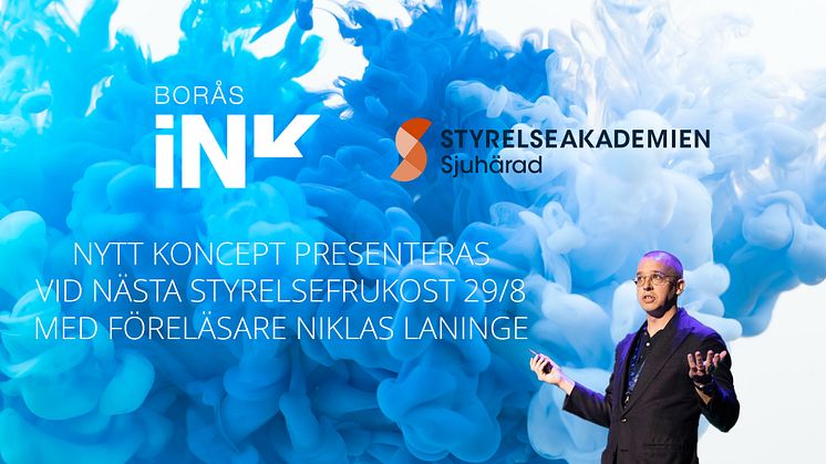 Borås INK och Styrelseakademien Sjuhärad utökar samarbetet med pitchtillfällen för startups