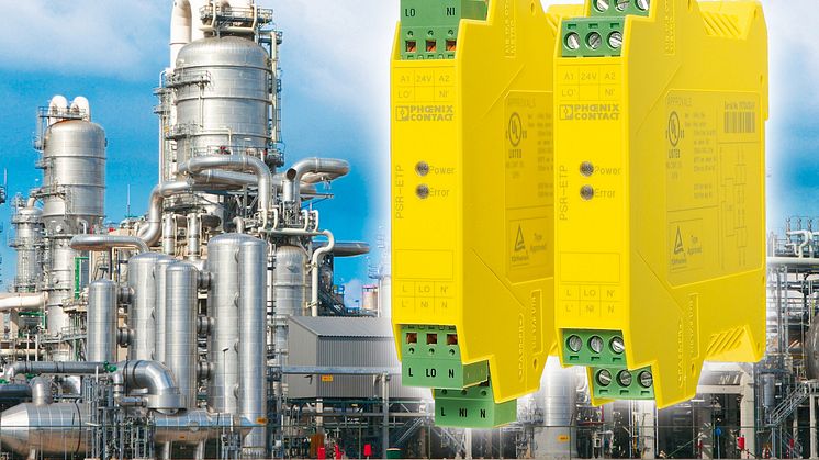 SIL3-Certified Coupling Relay for Fire and Gas Applications