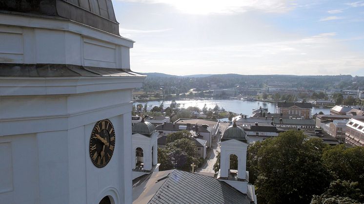 Vy från domkyrkan i Härnösand. Foto: Alltid Marknadsbyrå