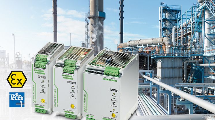 Coated power supply units for Ex applications