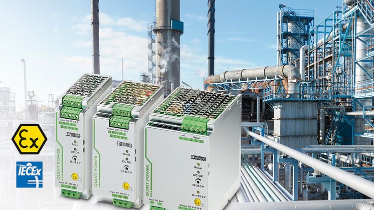 Coated power supply units for Ex applications