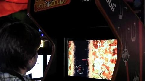 Tobii EyeAsteroids Arcade Game Unveiling in NYC, 11/08/11