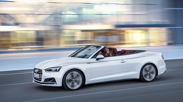 Audi A5 Cabriolet i glacier white