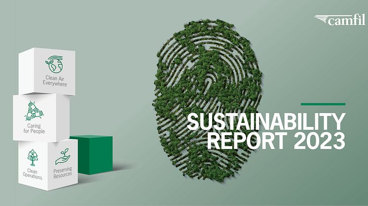Camfil Hållbarhetsrapport 2023: Ren luft för en hållbar framtid