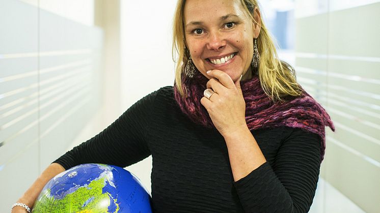 Charlotta Szczepanowski, chef för hållbar utveckling på Riksbyggen