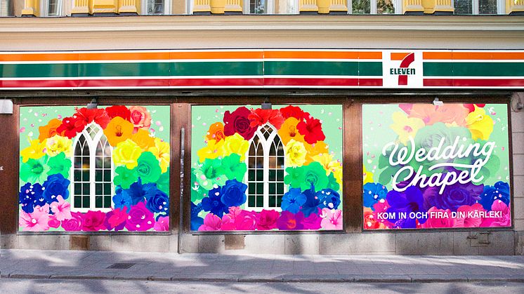 7-Eleven lanserar drop-in bröllop under Pride
