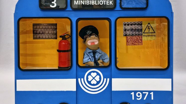 Minibibliotek - minitunnelbanevagn
