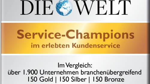 Service-Champions 2015: Über 1.900 Unternehmen auf dem Kunden-Prüfstand