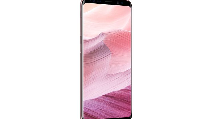 Galaxy S8 Rose Pink_Left