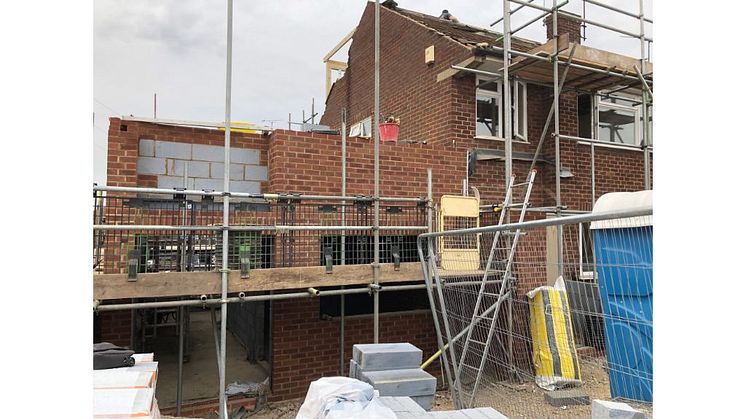House Extension Project Partially Completed by Green Fern Building Services