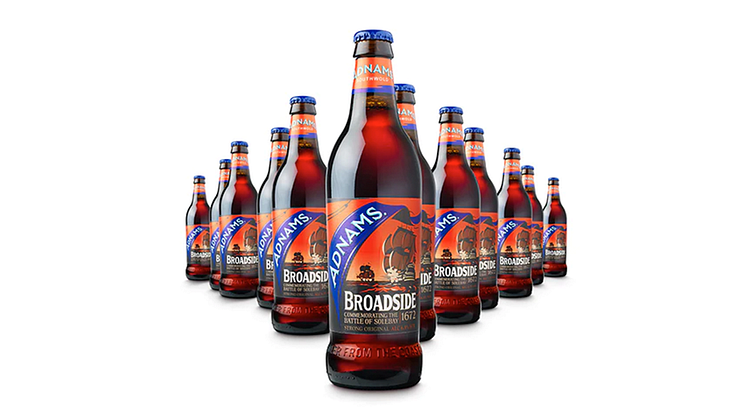 Broadside från Adnams Brewery lanseras 24 november i Systembolagets Tillfälliga sortiment. Priset är 35,90.