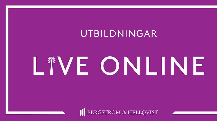 Utbildningar live online hösten 2020 - livsmedelsindustri