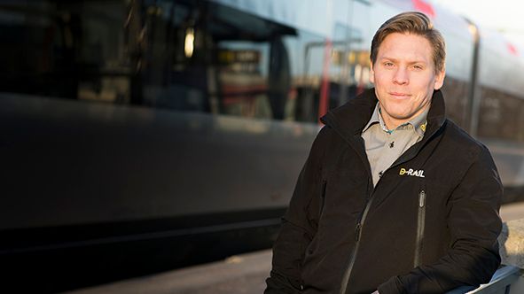  Christoffer Hamin, grundare och VD för D-rail.