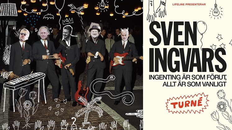 ”Ingenting är som förut, allt är som vanligt” - Nu står det klart, det blir både turné och ny platta i höst för Sven Ingvars!