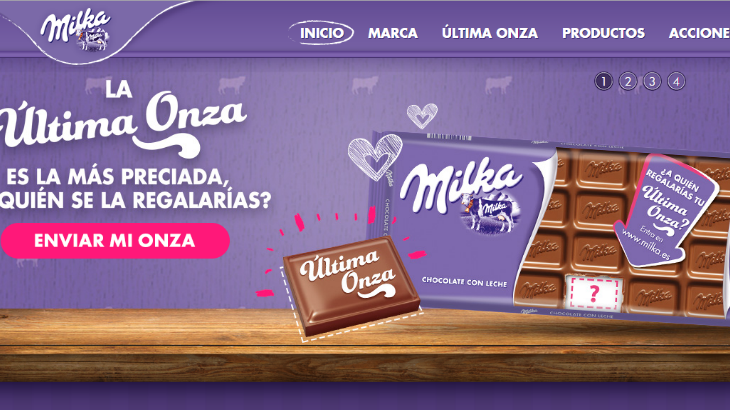 Milka te invita a regalar la última onza