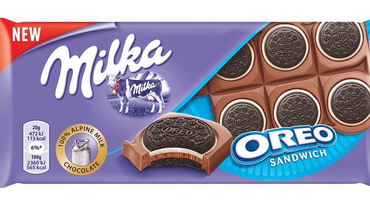 A Ty, z kim tworzysz zgraną parę?  Nowa tabliczka Milka z całymi ciastkami Oreo!