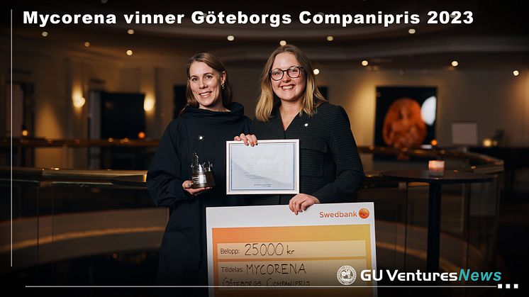 Mycorena vinner Göteborgs Companipris 2023