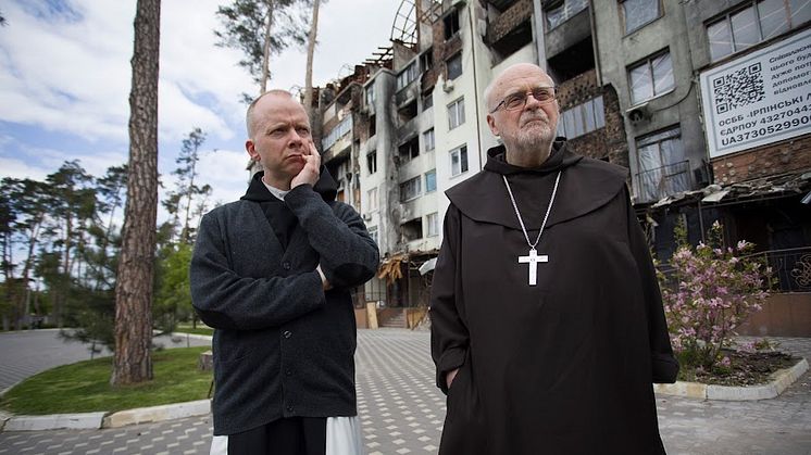 Biskop Erik Varden och kardinal Abrorelius i Kiev