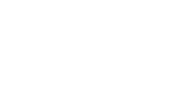 KLICKBARA RUM White logo - no background