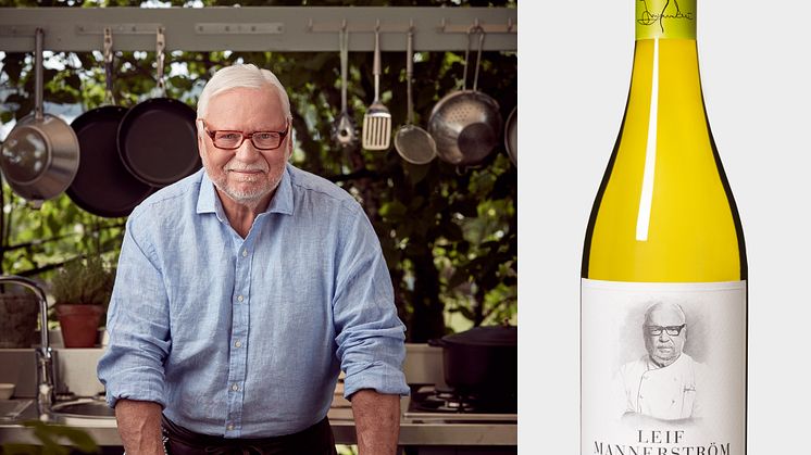 ​Mästerkocken Leif Mannerström lanserar eget vin inför sommaren