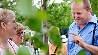 Trädgårdsfest i Malmö