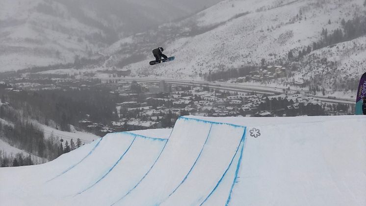 Sven Thorgren är redo för prestigefyllda slopestyletävlingen US Open i Vail, Colorado. Bild: Joakim Hammar. (Fri att användas för redaktionellt bruk)