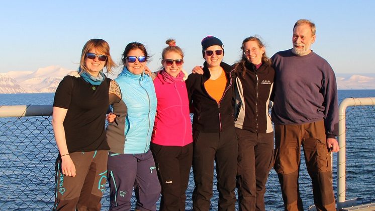 Photo: The project team (project leader Eva Leu second from the right)