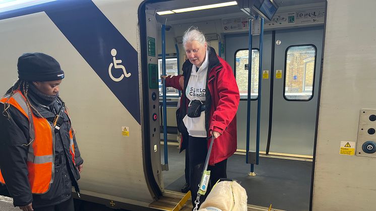 Try A Train with Sightloss Council members