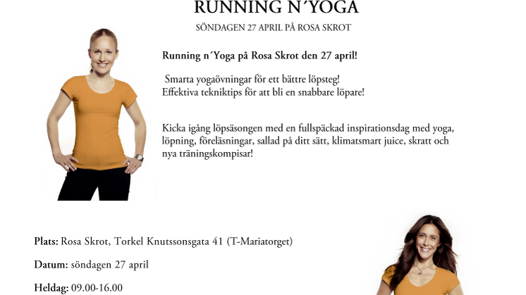 "Running n´Yoga"- smarta yogaövningar för ett bättre löpsteg!