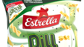Dillskruvar äntligen tillbaka - Estrella lanserar en ny serie snacks i mindre påsar 