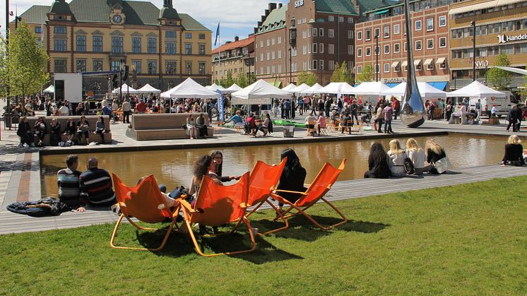 Fristadstorget, fotograf Göran Jonsson