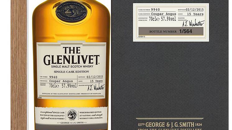 Lansering av The Glenlivet Single Cask Edition - Coupar Angus 6 maj