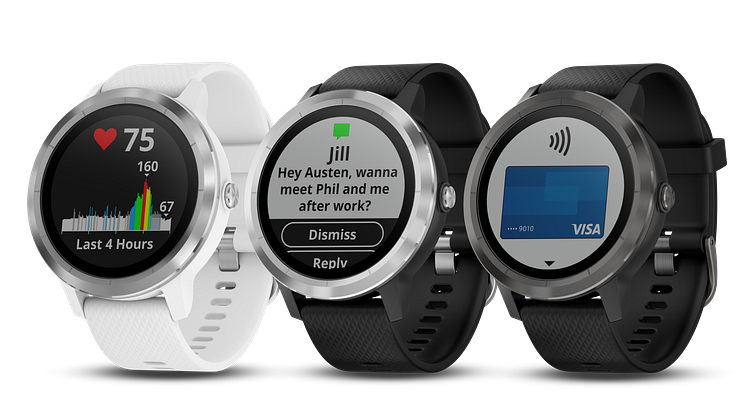 Garmin vívoactive® 3 GPS-smartwatch med indbyggede sports-apps