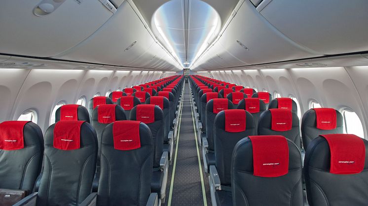 Første fly med Dreamliner-interiør er leveret til Norwegian 