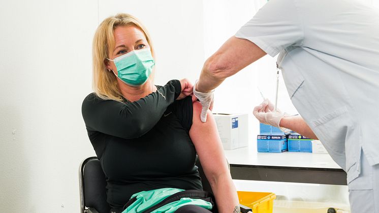 Region Västerbotten har tekniska problem med att lägga in underlag för statistik kring vaccination.