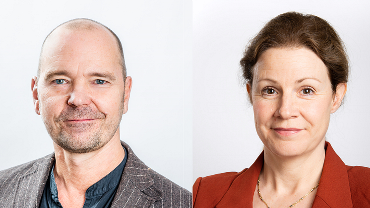 Robert Öberg, ombudsman skola och utbildning, och Christina Heilborn, förbundssekreterare