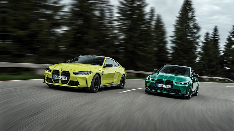 BMW M3 Competition Sedan og BMW M4 Competition Coupe