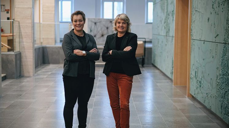Annette Linander (C) och Birte Sandberg (C)