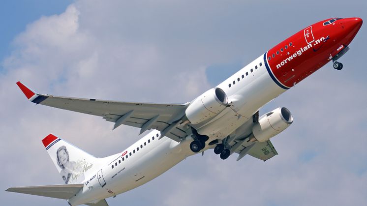 God passagerartillväxt för Norwegian i april 