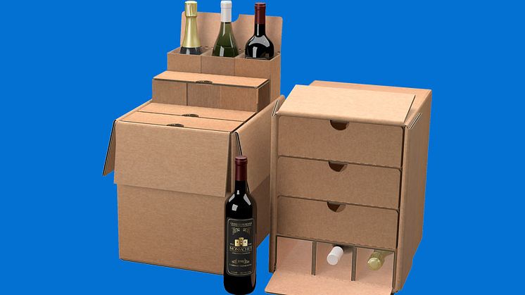 Smurfit Kappa tilbyr emballasjeløsninger for salg av vin via nettbutikker