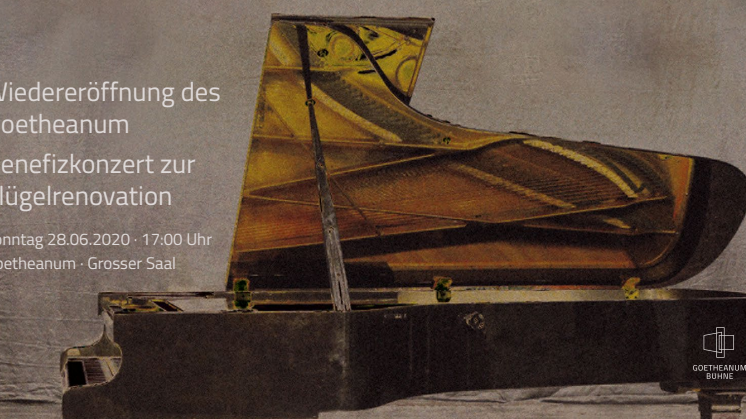 Flyer Klavierkonzert vom 28. Juni 2020 am Goetheanum