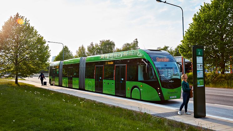 Stadsbuss nummer 5 i Malmö 
