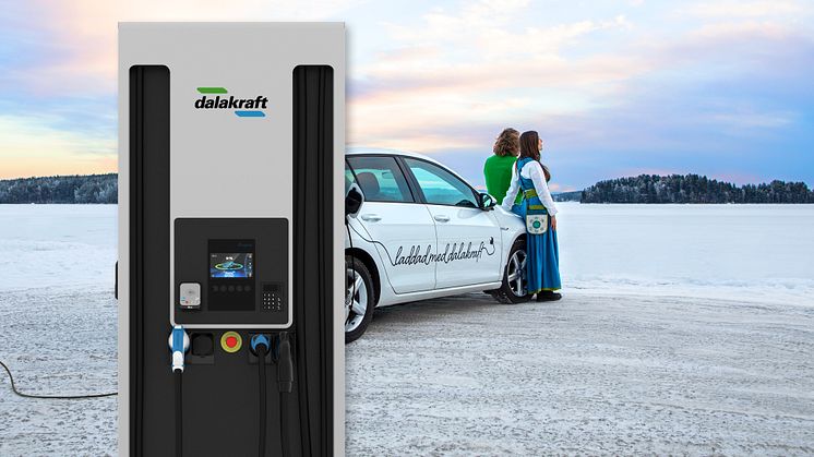 Dalakraft installerar nya supersnabbladdare i Dalarna