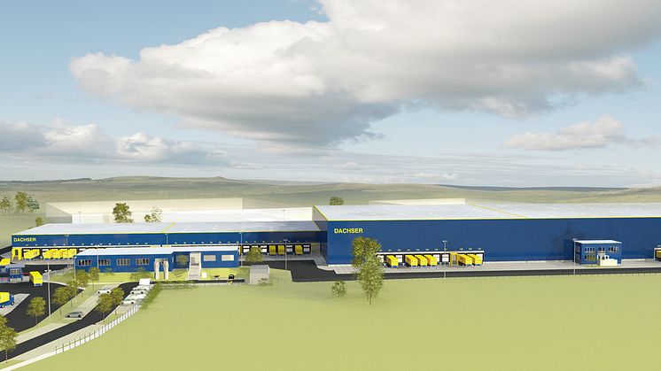 Ansicht des geplanten neuen Warehouse in Lozorno.