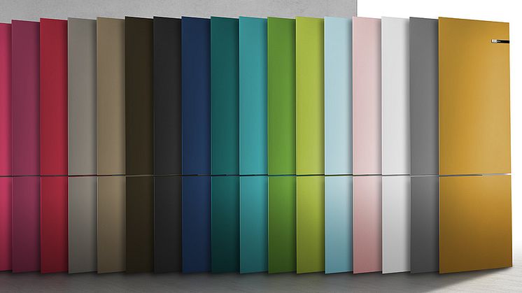 Bosch VarioStyle - klæd køleskabet på i din yndlingsfarve 