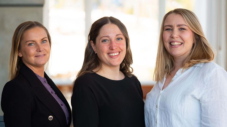 Madeleine Ramsell, Cecilia Björklund och Marie Nygard