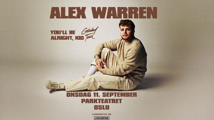 ALEX WARREN TIL PARKTEATRET!